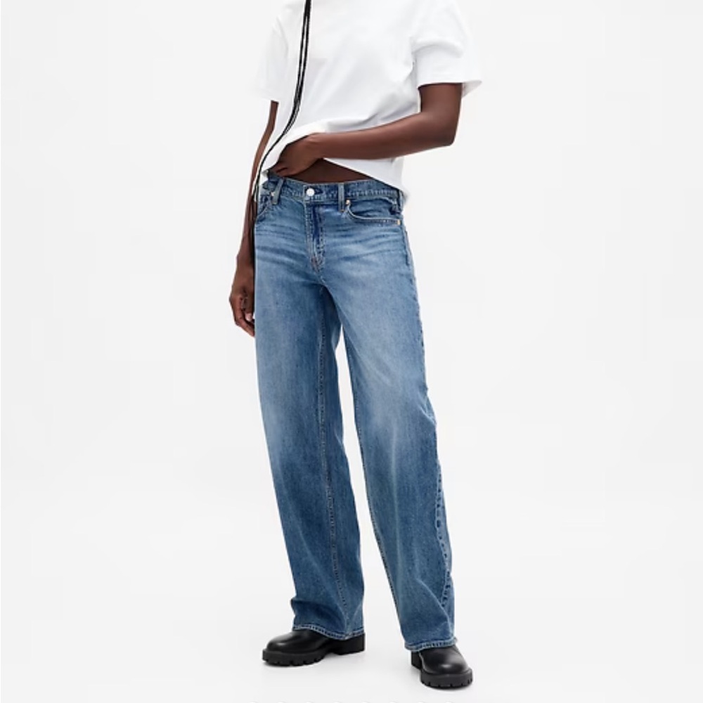 Gap 90’s low rise loose jeans
